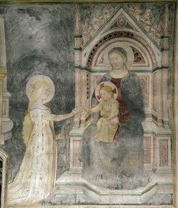 Geistliche Hochzeit Christi mit der Heiligen Maria Magdalena (Detail)
