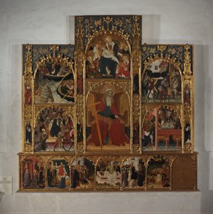 Retabel mit Szenen aus dem Leben des Heiligen Andreas, ca. 1420-30