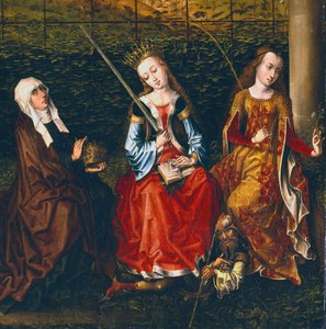 St. Elisabeth von Ungarn, St. Katharina von Alexandria und St. Rosalie von Padua