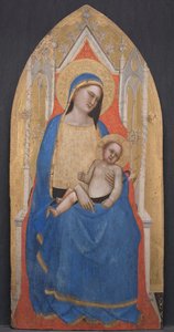 Madonna und Kind auf dem Thron