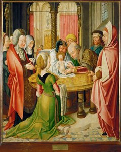 Beschneidung, eines von zwei Tafeln eines Altars