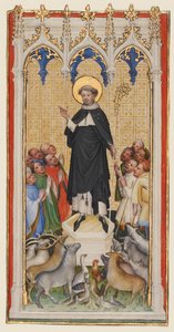 Der heilige Antonius Abt segnet die Tiere, die Armen und die Kranken, ca. 1400-10
