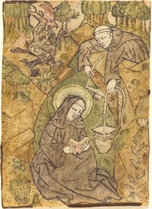 Sankt Benedikt und der Mönch Romanus