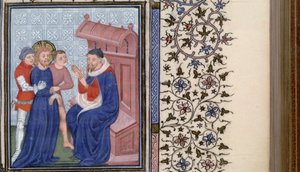 Christus vor Pilatus Stundenbuch, 1400er Jahre