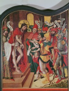 Ecce Homo, oberer Teil des rechten Innenflügels eines Passionsaltars von Master of the Baden Carnation