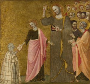 Die Vision der heiligen Klara von Rimini