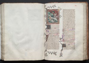 Das Gotha Missale: Fol. 102v, Text von Master of the Boqueteaux