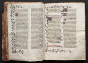 Das Gotha Missale: Fol. 2r, Text (ca. 1375) von Master of the Boqueteaux