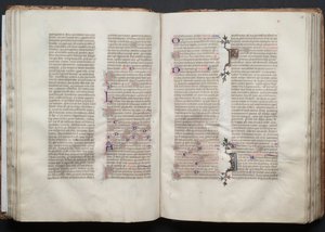 Das Gotha Missale: Fol. 49v, Text von Master of the Boqueteaux