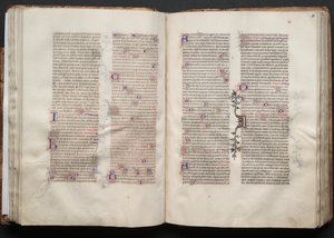 Das Gotha-Missale: Fol. 50v, Text, ca. 1375
