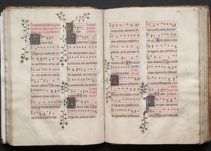 Das Gotha Missale: Fol. 58r, Text, ca. 1375