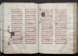 Das Gotha Missale: Fol. 58v, Text (ca. 1375)