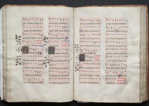 Das Gotha Missale: Fol. 60r, Text, ca. 1375