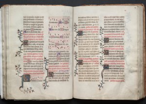 Das Gotha Missale: Fol. 68r, Text, um 1375
