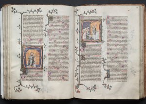 Das Gotha Missale: Fol. 82v, Die Dreifaltigkeit (ca. 1375)