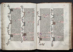 Das Gotha Missale: Fol. 84v, Text, ca. 1375