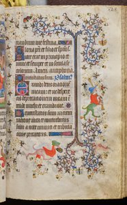 Stundenbuch von Karl dem Edlen, König von Navarra (1361-1425): fol. 162r, Text von Master of the Brussels Initials and Associates