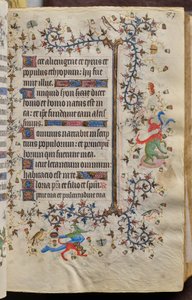 Stundenbuch von Karl dem Edlen, König von Navarra (1361-1425): fol. 42r, Text