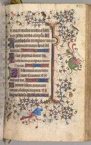 Stundenbuch von Karl dem Edlen, König von Navarra: fol. 203r, Text