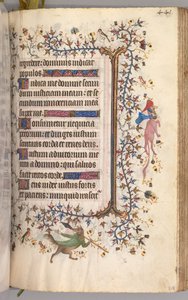 Stundenbuch von Karl dem Edlen, König von Navarra 1361-1425: fol. 215r, Text, um 1405