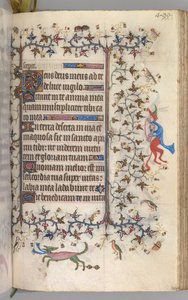 Stundenbuch von Karl dem Edlen, König von Navarra 1361-1425: fol. 244r, Text, ca. 1405