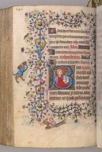 Stundenbuch von Karl dem Edlen, König von Navarra 1361-1425: fol. 267v, Text, um 1405