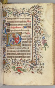 Stundenbuch von Karl dem Edlen, König von Navarra 1361-1425, fol. 281r, SS. Cosmas und Damian, um 1405 von Master of the Brussels Initials and Associates