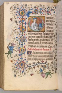 Stundenbuch von Karl dem Edlen, König von Navarra 1361-1425, fol. 293v, St. Yoon, um 1405 von Master of the Brussels Initials and Associates