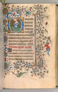 Stundenbuch von Charles dem Edlen, König von Navarra 1361-1425, fol. 299a, St. Margareta, ca. 1405