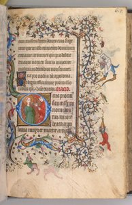 Stundenbuch von Karl dem Edlen, König von Navarra 1361-1425, fol. 303r, St. Apollonia, ca. 1405
