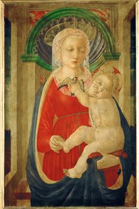 Madonna mit Kind und einem Stieglitz