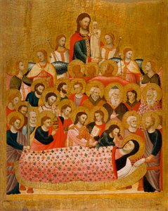 Der Tod der Jungfrau (La dormition de la vierge) von Master of the Cini Madonna