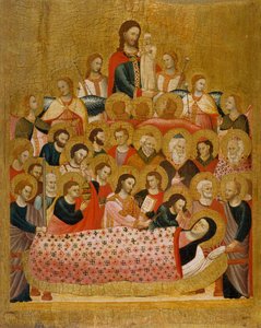 Die Entschlafung der Jungfrau von Master of the Cini Madonna