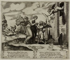 Psyche, die glaubt, schöner zu erscheinen..., öffnet die verhängnisvolle Schachtel von Master of the Die