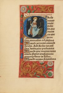 Initiale G: Heilige Margareta
