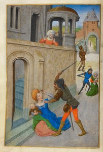 Das Massaker der Unschuldigen von Master of the Dresden Prayer Books