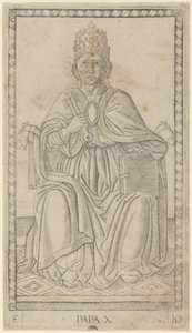 Papst von Master of the E Series Tarocchi