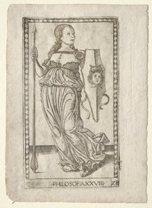 Philosophie (aus der Tarocchi-Serie C: Freie Künste, #28) von Master of the E Series Tarocchi