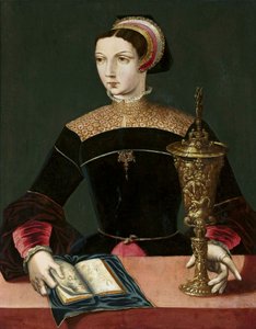 Die heilige Magdalena beim Lesen von Master of the Female Half Lengths