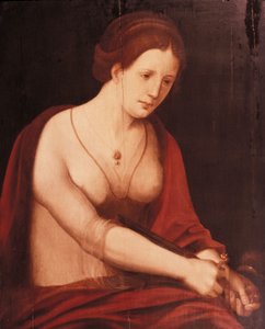 Der Tod der Lucretia von Master of the Female Half Lengths