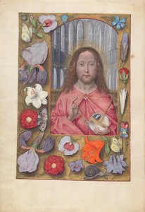 Stundenbuch der Königin Isabella die Katholische, Königin von Spanien: Fol. 14v, Salvator Mundi, um 1500