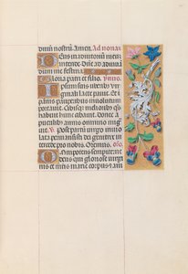 Stundenbuch der Königin Isabella der Katholischen, Königin von Spanien: Fol. 84r, ca. 1500 von Master of the First Prayerbook of Maximillian