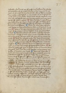 Historisierte Initiale P: Platzregen von Kröten, Baumfröschen und Ungeziefer von Master of the Geneva Boccaccio