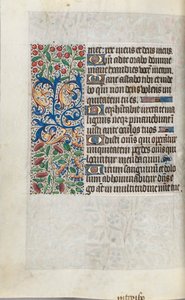 Stundenbuch Gebrauch von Rouen: fol. 110v, ca. 1470