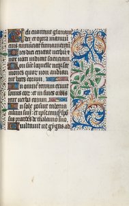 Stundenbuch Gebrauch von Rouen: fol. 32r, ca. 1470 von Master of the Geneva Latini