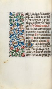 Stundenbuch Gebrauch von Rouen: fol. 51v, ca. 1470 von Master of the Geneva Latini