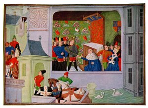 Interview von Richard II. und dem Herzog von Gloucester, 14. Jahrhundert 15. Jahrhundert