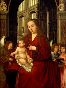 Madonna mit Kind, frühes 16. Jahrhundert von Master of the Holy Blood