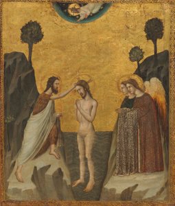Die Taufe Christi von Master of the Life of Saint John the Baptist