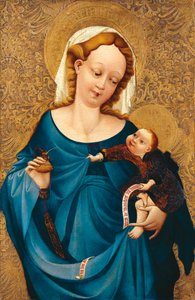 Madonna mit dem Tintenfass von Master of the Middle Rhine